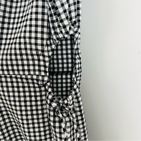 Zara Kids Gingham Wide Leg Jumpsuit - Picture 3 of 8